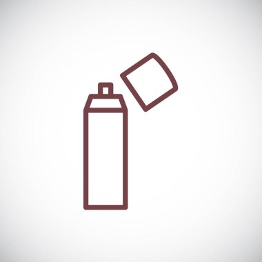 kozmetik şişe kutsal kişilerin resmi, vektör çizim 