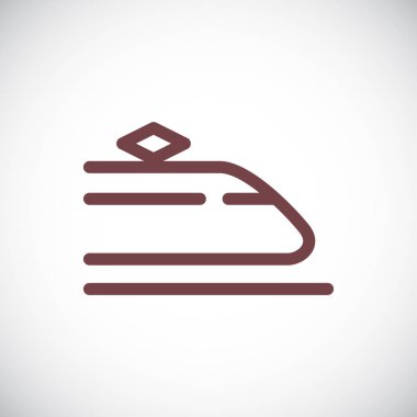 Tren yassı kutsal kişilerin resmi, vektör, illüstrasyon