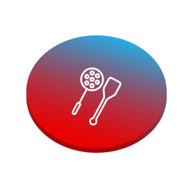 vektör çizim tasarım mutfak eşyaları simgesinin