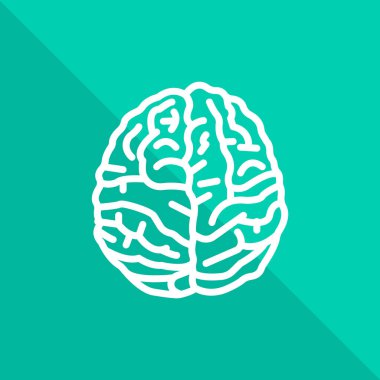 Beyin, satırı simgesi turuncu ile çapraz kare üzerinde