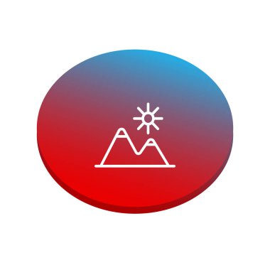 seyahat renk vektör simgesi