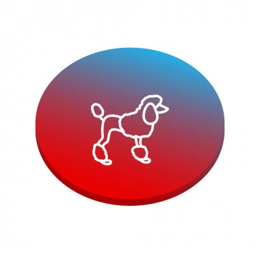 sevimli köpek kutsal kişilerin resmi, vektör çizim