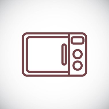 vektör çizim tasarım mutfak eşyaları simgesinin