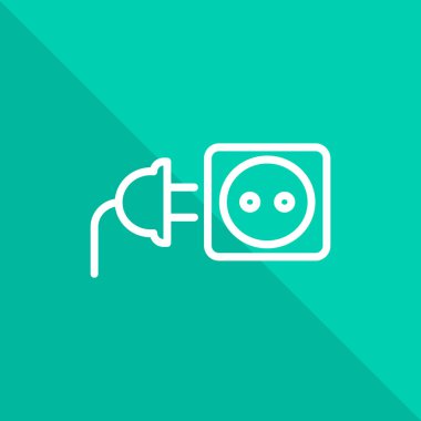 Elektrik renk vektör simgesi