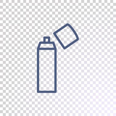 kozmetik şişe kutsal kişilerin resmi, vektör çizim 