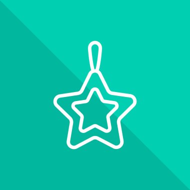 Noel oyuncak yıldız vektör çizim 