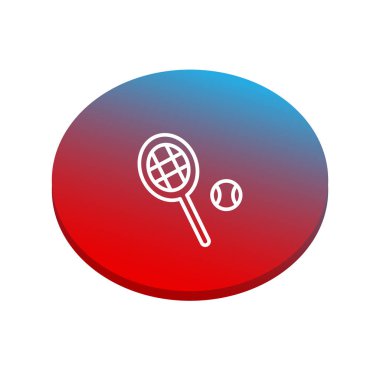 Tenis renk vektör çizim