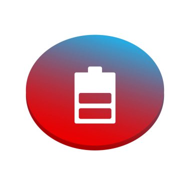 Pil sembolü vektör çizim 