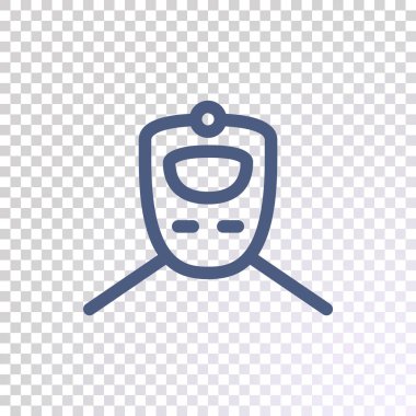 Tren yassı kutsal kişilerin resmi, vektör, illüstrasyon