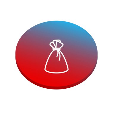 vektör çizim tasarım çanta simgesinin