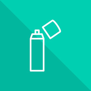 Spay, satırı simgesi turuncu ile çapraz kare üzerinde