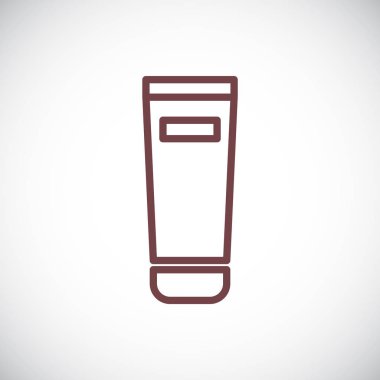 kozmetik şişe kutsal kişilerin resmi, vektör çizim 