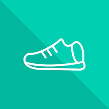 Renk ayakkabı vektör simgesi