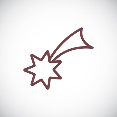 Yıldız sembolü vektör çizim 