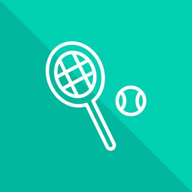 Tenis renk vektör çizim