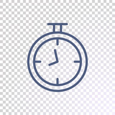 Cep saati çizgi simgesine degrade kafes