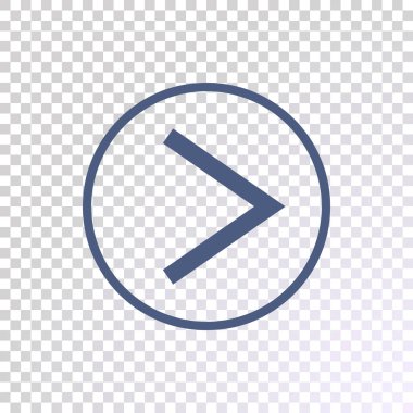 Saydam arka plan üzerinde yuvarlak oku