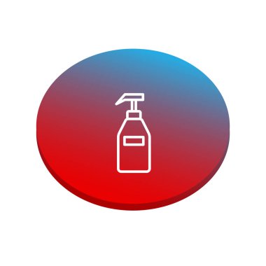 Jel, köpük veya sıvı sabun dispenseri pompa plastik şişe. Ben vektör