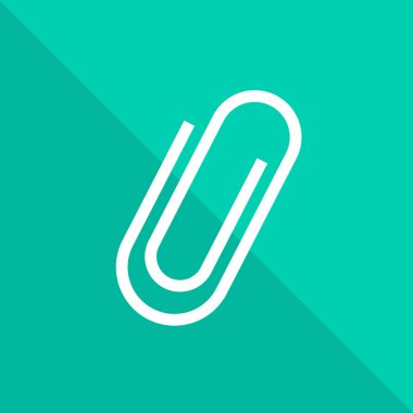 düz kağıt atacı simgesi, vektör, illüstrasyon