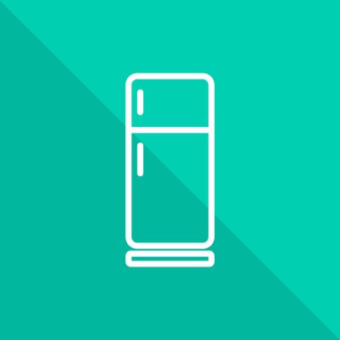 Buzdolabı, satırı simgesi turuncu ile çapraz kare üzerinde