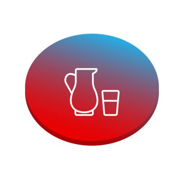 vektör çizim tasarım içki simgesinin