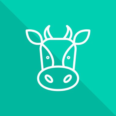 vektör çizim tasarım boğa simgesinin