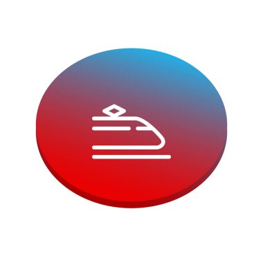 Tren yassı kutsal kişilerin resmi, vektör, illüstrasyon