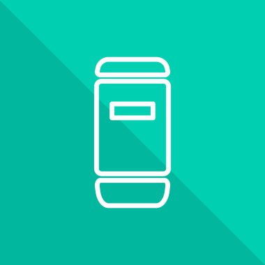 satırı simgesi turuncu ile çapraz kare üzerinde