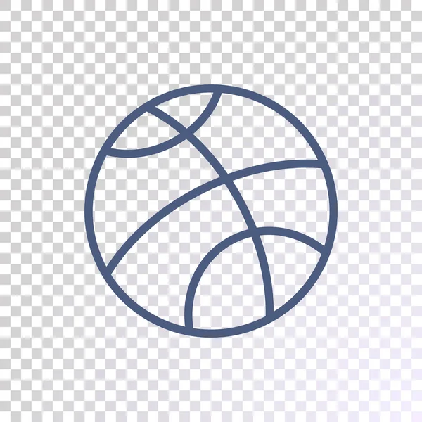 Basketbal sport pictogram — Stockvector