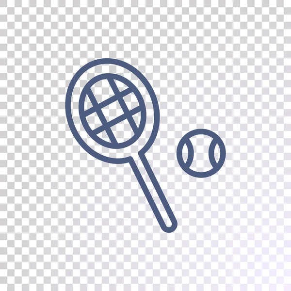テニスの色ベクトル図 — ストックベクタ