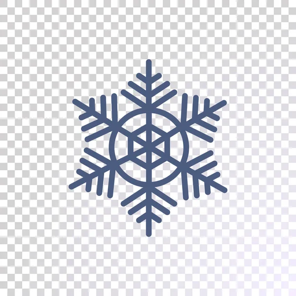 Schneeflocke Symbol Vektor Illustration — Stockvektor