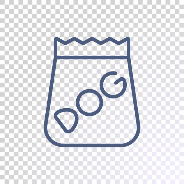 Food Dog Icon Vector Illustration — Stock Vector