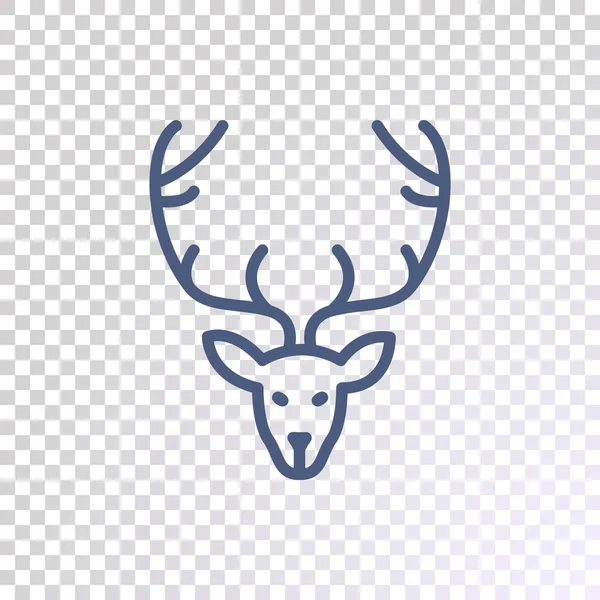 鹿シンボル ベクトル図 — ストックベクタ