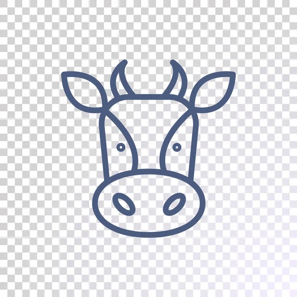 Vektor Illustration Design Bull Ikonen — Stock vektor