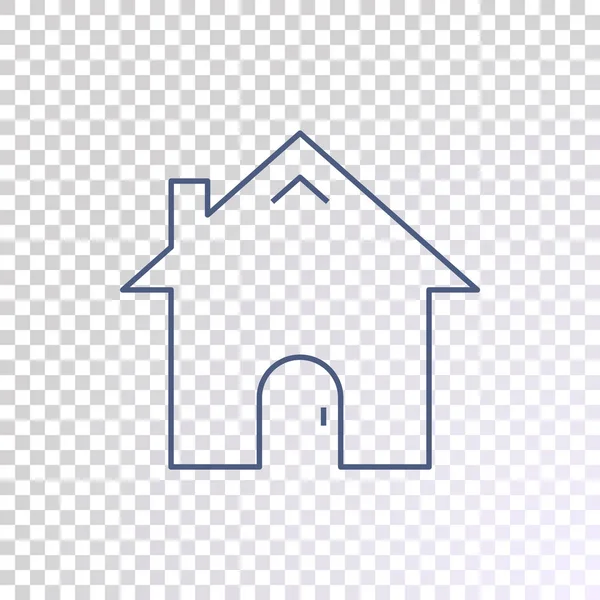 透明背景上的房子图标 — 图库矢量图片