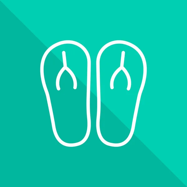 Couleur Chaussures Icône Vectorielle — Image vectorielle