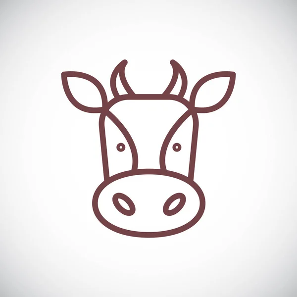 Wektor Ilustracja Projektu Bull Ikony — Wektor stockowy