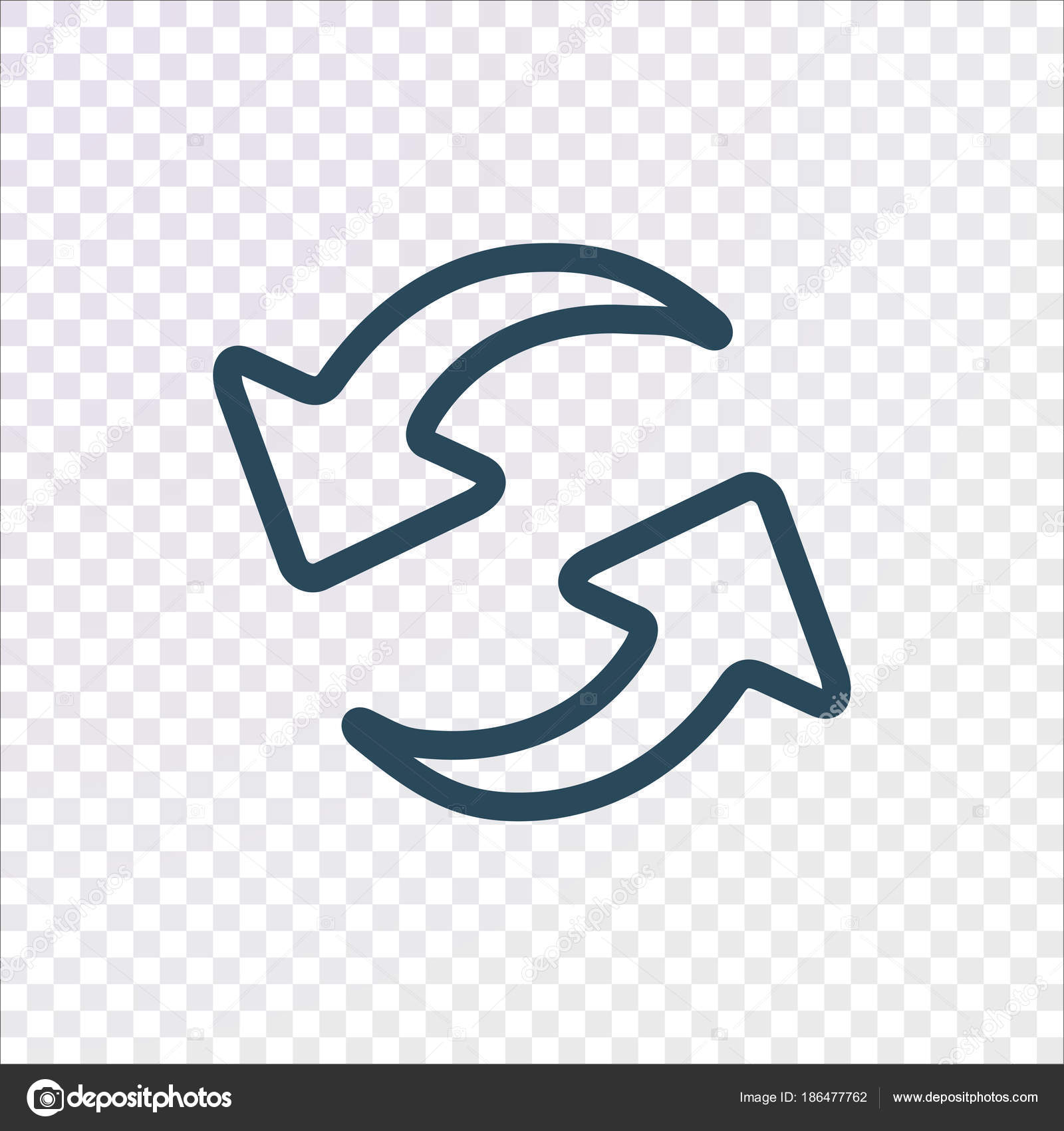 refresh sign transparent background stock vector c mr webicon 186477762 depositphotos