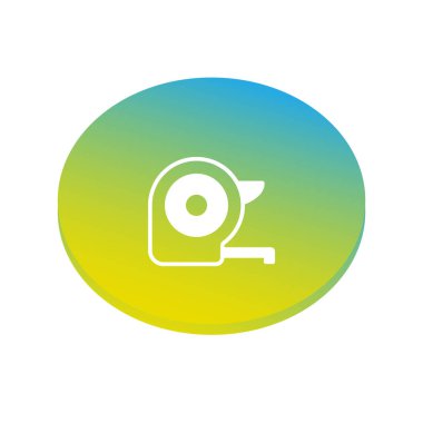 ölçü birimi teyp kutsal kişilerin resmi, vektör çizim