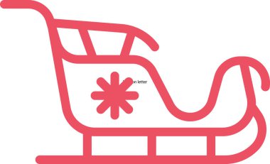  kızak web simge vektör çizim 