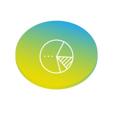 Diyagram iş kutsal kişilerin resmi, vektör çizim