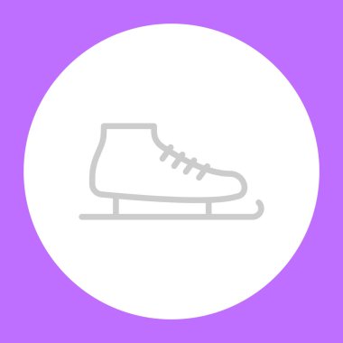 paten ayakkabı kutsal kişilerin resmi, vektör çizim