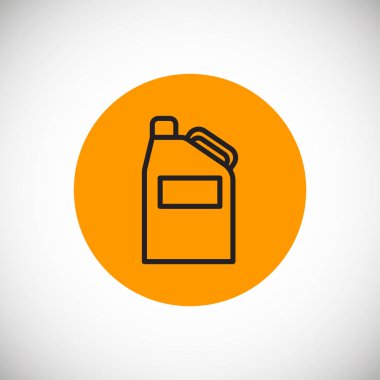 Bidon petrol simgesiyle