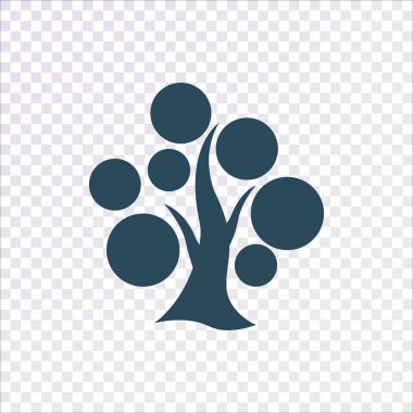 ağaç gövde düz kutsal kişilerin resmi, vektör çizim