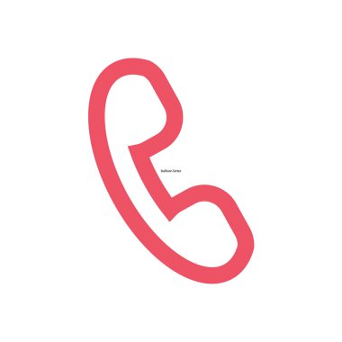 vektör çizim tasarım telefon simgesi