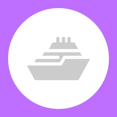   Web simge vektör çizim gemi 