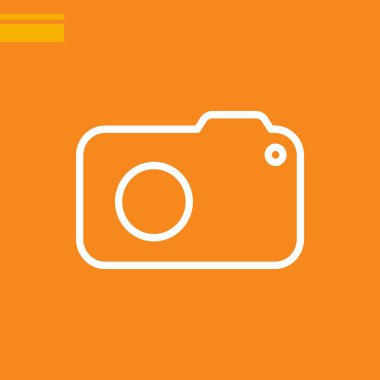 Kamera web simge vektör çizim 