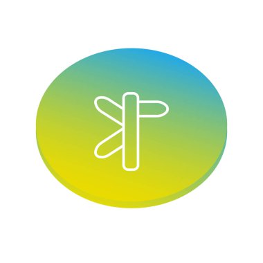 işaret iletisi web simgesi, vektör illüstrasyonu