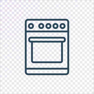 Mutfak sobası simgesi