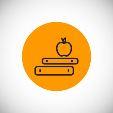 eğitim web simgesi, vektör çizim 